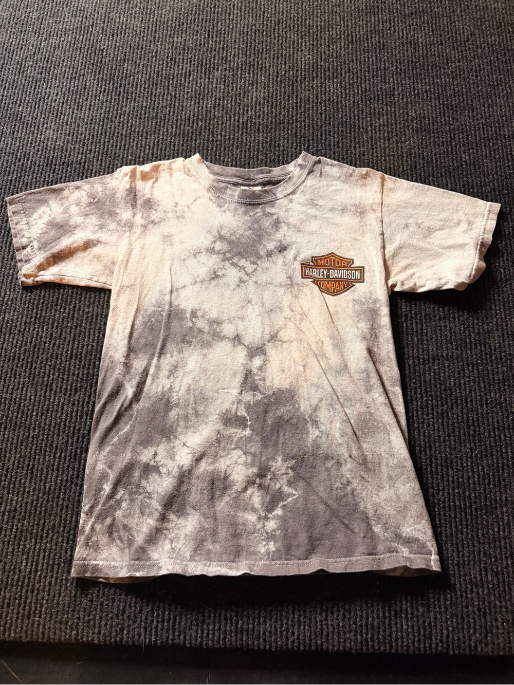 Vintage Y2K Harley Davidson Rocky Point Mexico Tie Dye Tee Yazbek Small